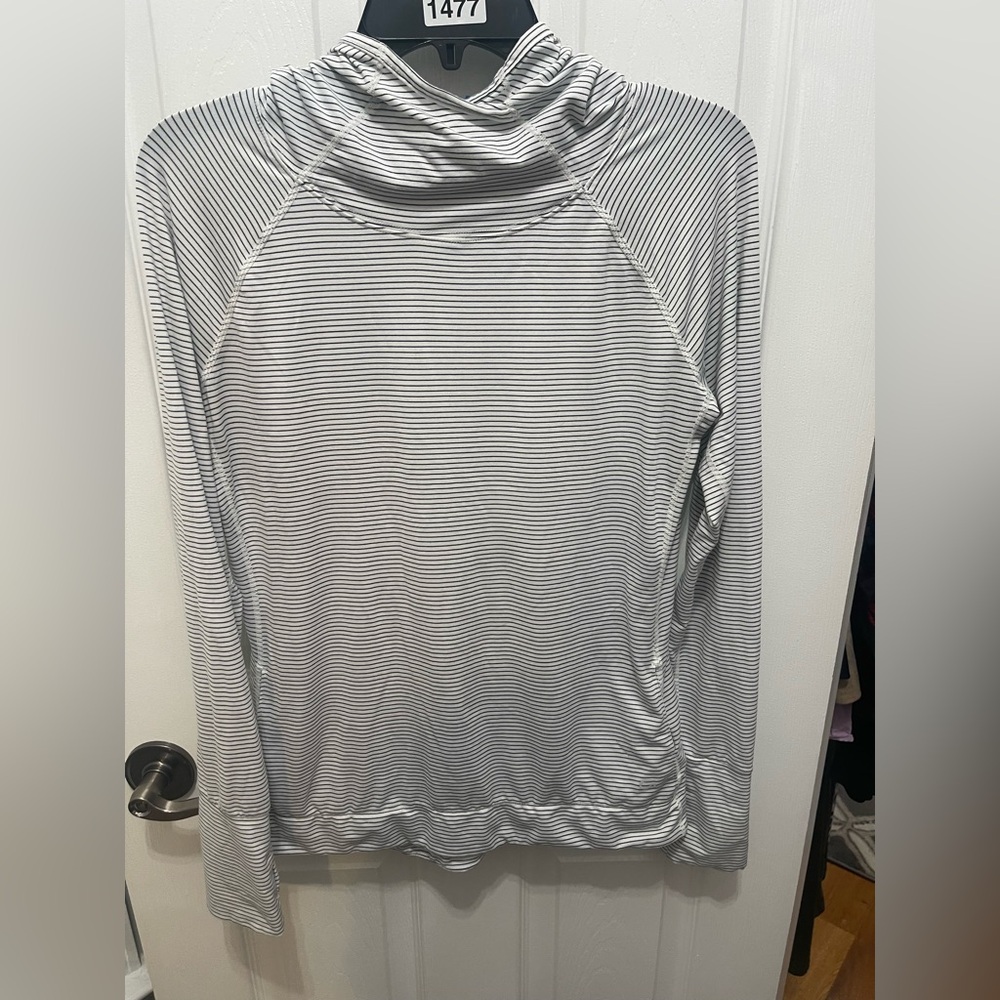GAP Gray Striped Hoodie